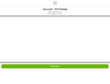 Tablet Screenshot of joyluckportorange.com